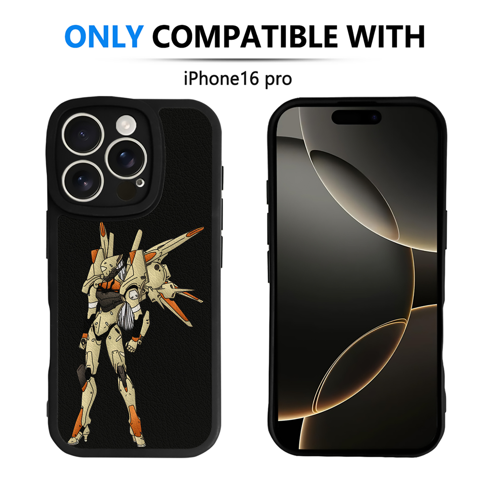 （画像用） EVA 新世紀エヴァンゲリオン 【iPhone 16シリーズ対応】シリコンスマホケース（レザー調） 材質：シリコン